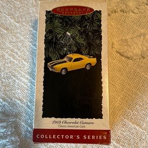 Vintage hallmark keepsake collectors series ornament, 1969 Chevrolet Camaro